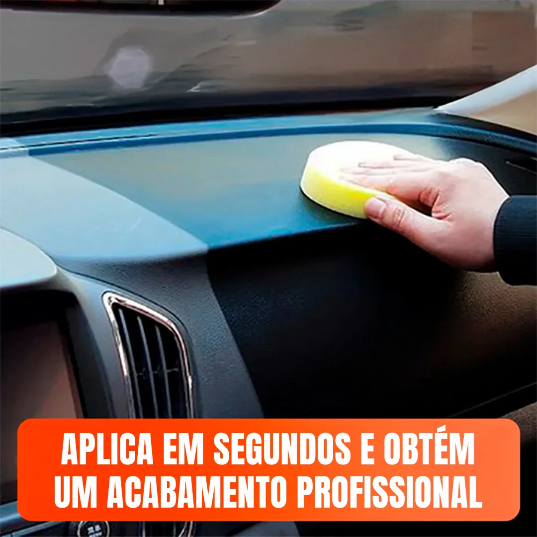Renovador de Plásticos e Pneus 450ml - LustraPro | Brilho Instantâneo, Proteção UV e Aplicação Rápida
