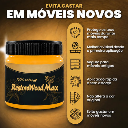 RestoreWood Max - Renova e Protege a Madeira - Compre 1 e Leve 2