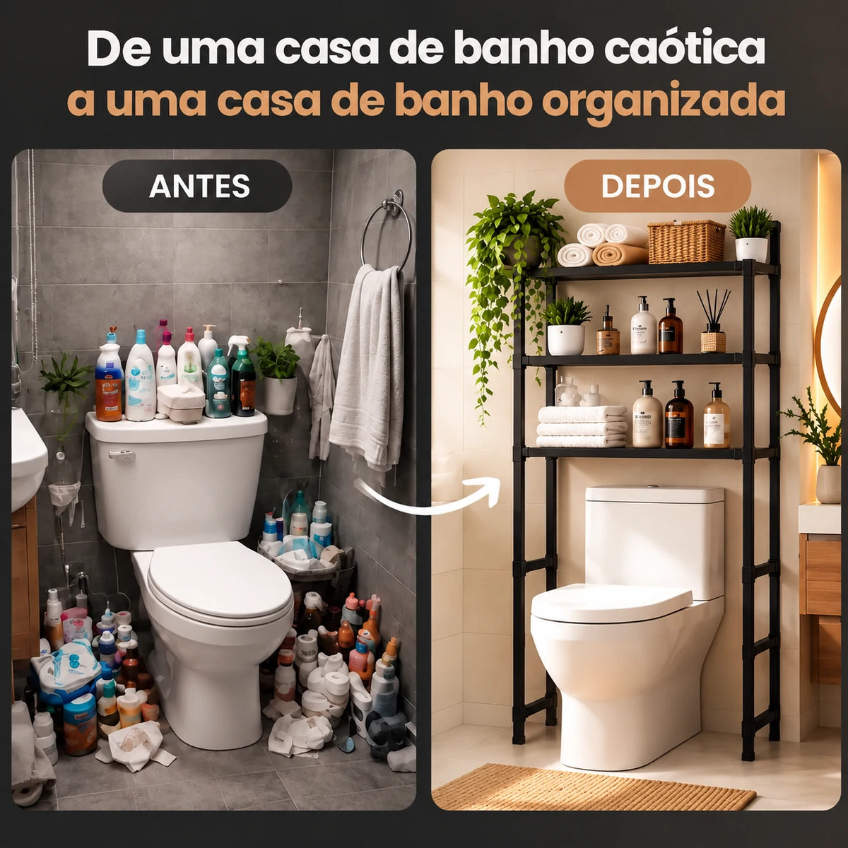 SlimBath - Mais Organização Sem Ocupar Espaço