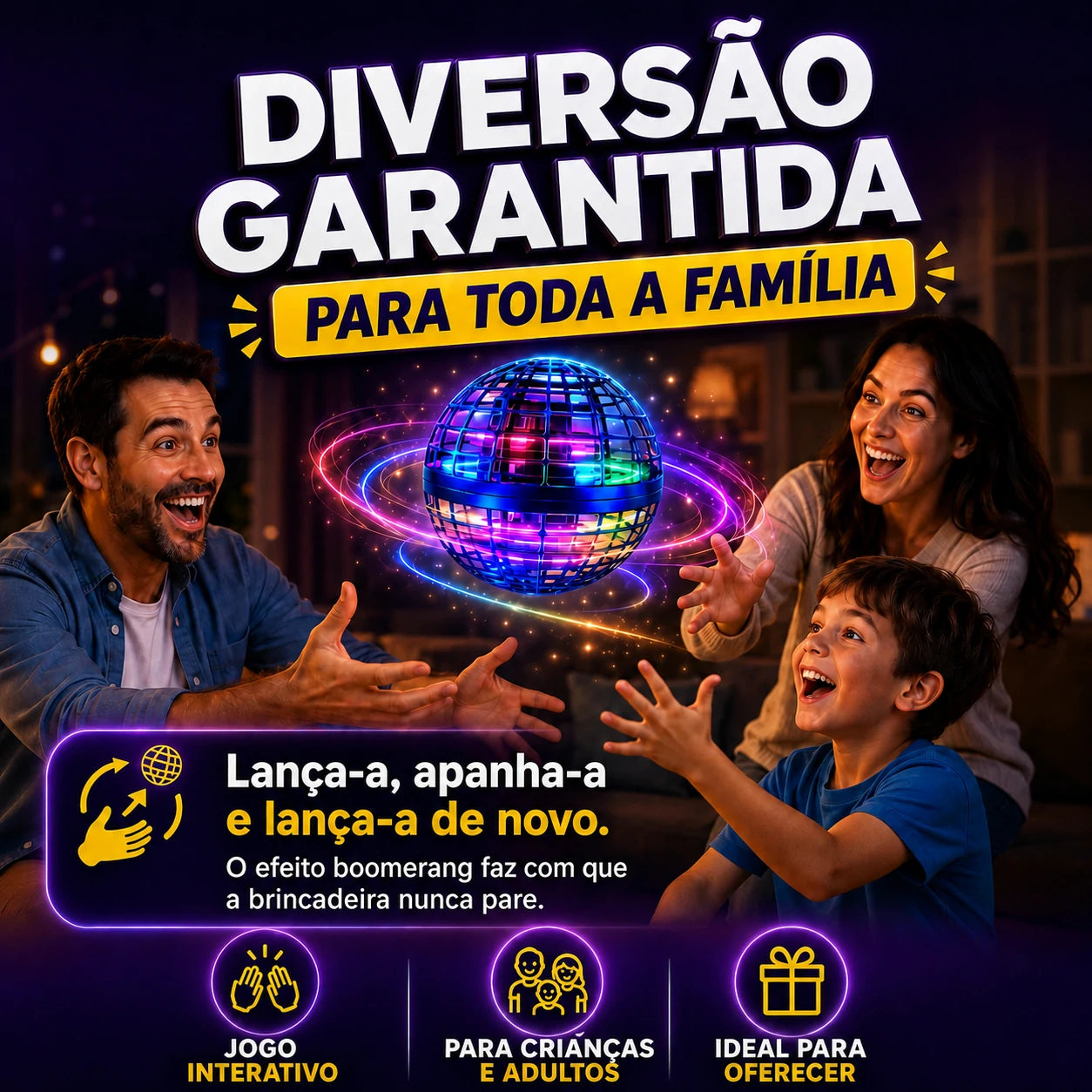 HoverSpark - lança-a ao ar e ela voa sozinha