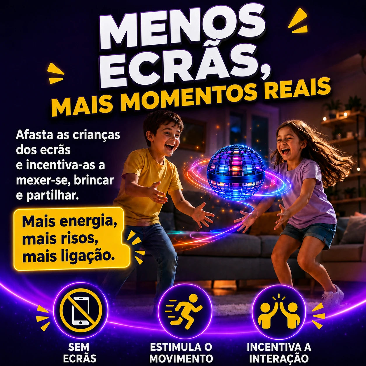 HoverSpark - lança-a ao ar e ela voa sozinha