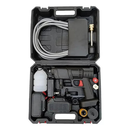 Lavadora de Alta Pressão Portátil Completa + Mala - HidroJet (2 Baterias)