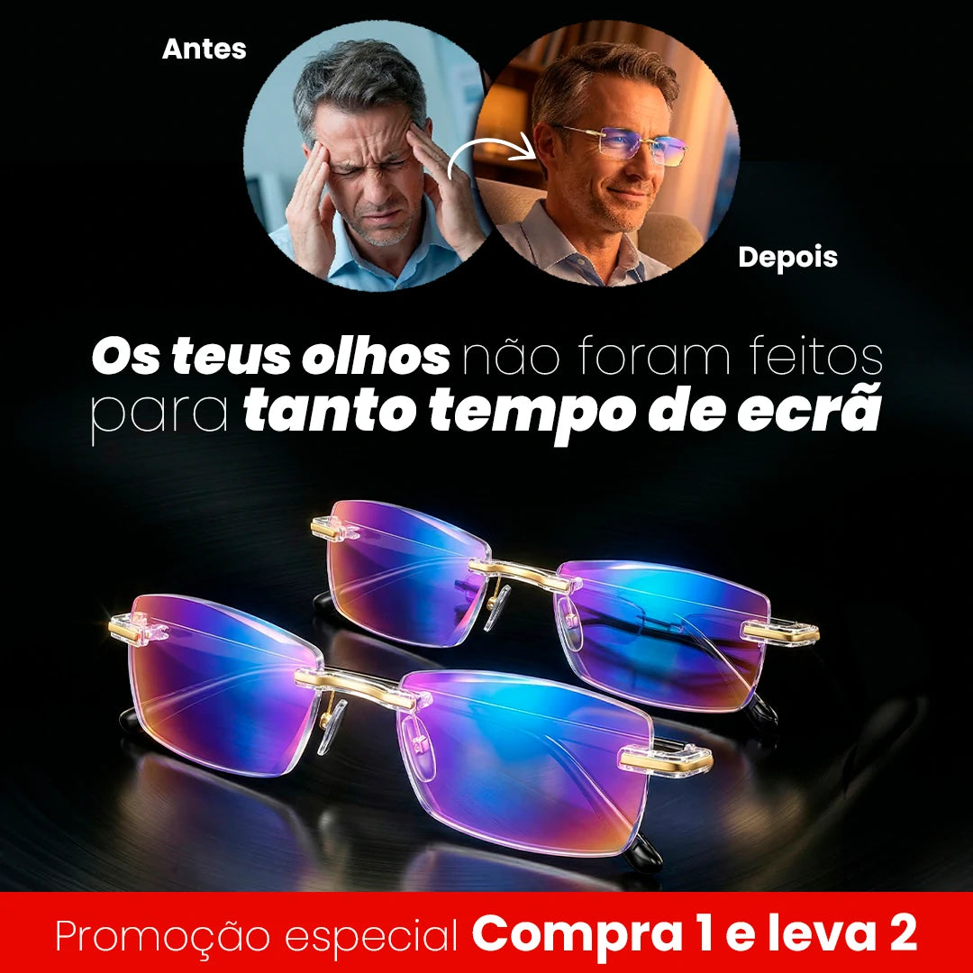 Compra 1 e Leva 2 - Óculos SmartLensPro 3 em 1 Conforto Visual
