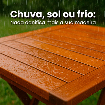 Selante MadeiraSeal para Madeira – Proteção Total Contra Humidade, Bolor e Rachaduras | Uso Interior e Exterior em Qualquer Estação: Chuva, Sol ou Frio