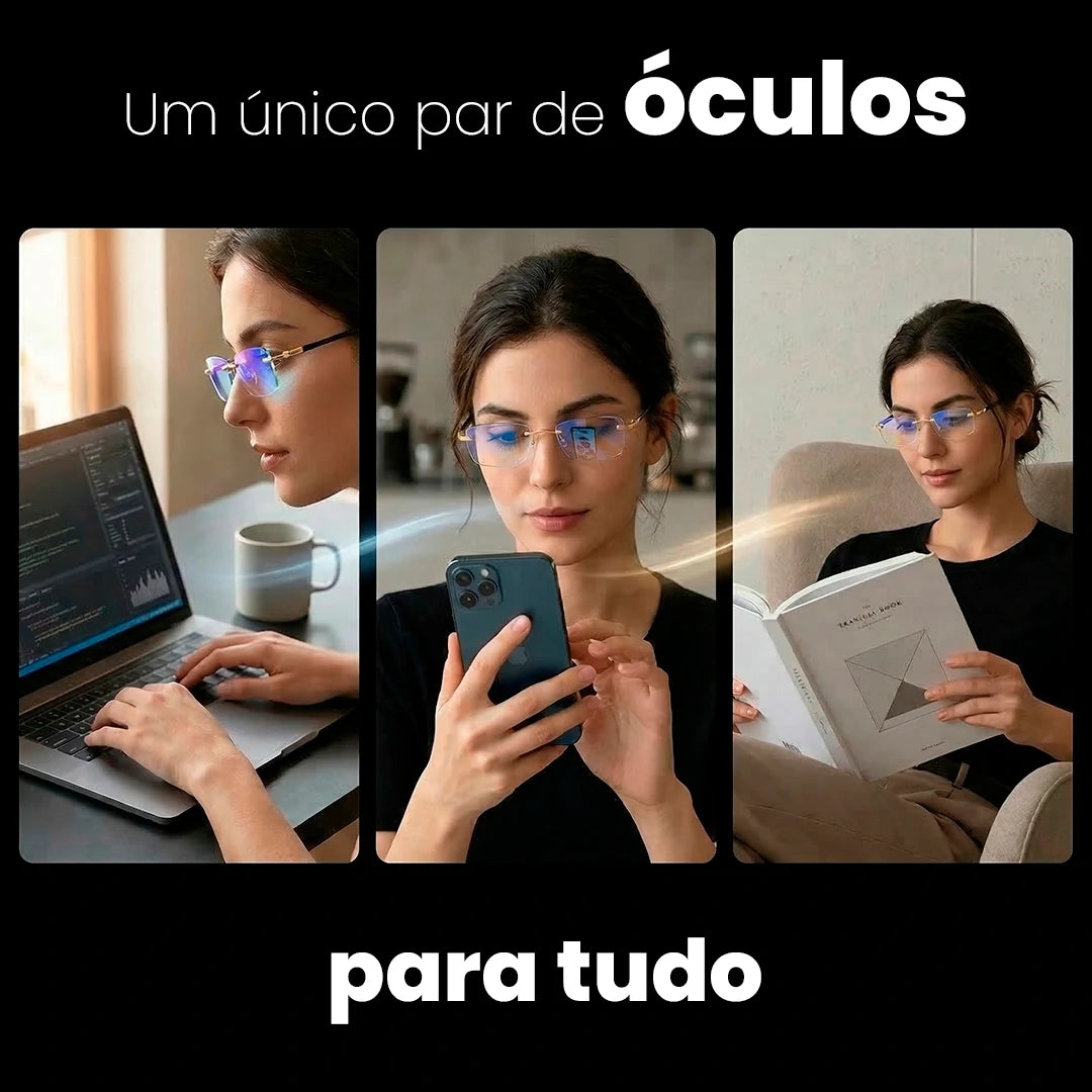 Óculos SmartView 3 em 1 com Proteção e Conforto