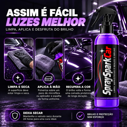 Faça o Seu Carro Voltar a Brilhar em Minutos! - SpraySparkCar