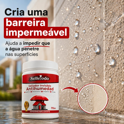 SelleTodo 750g, Proteção Impermeável Duradoura Contra Humidade, Goteiras e Infiltrações