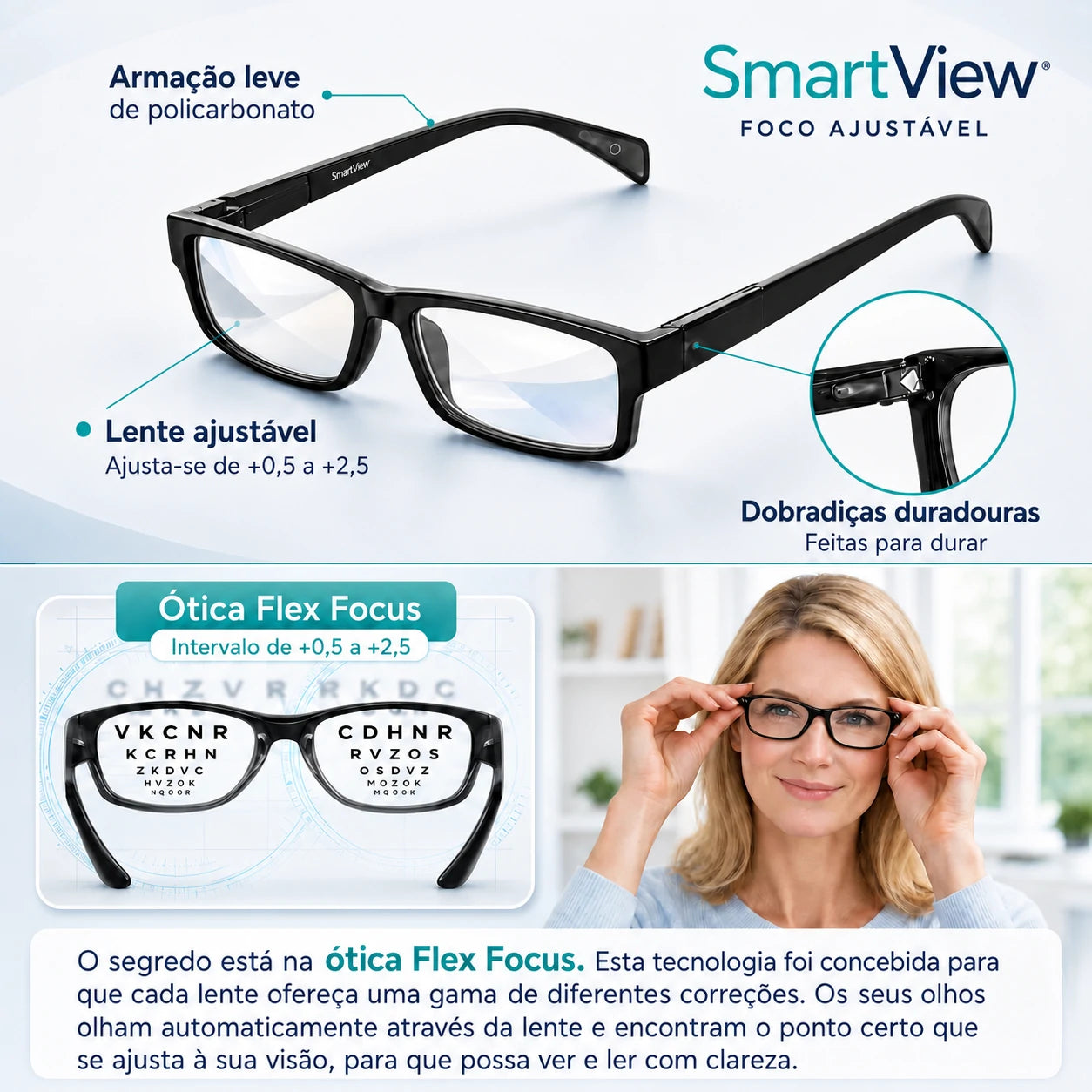 SmartView Lentes Inteligentes, leve 2 pagando 1