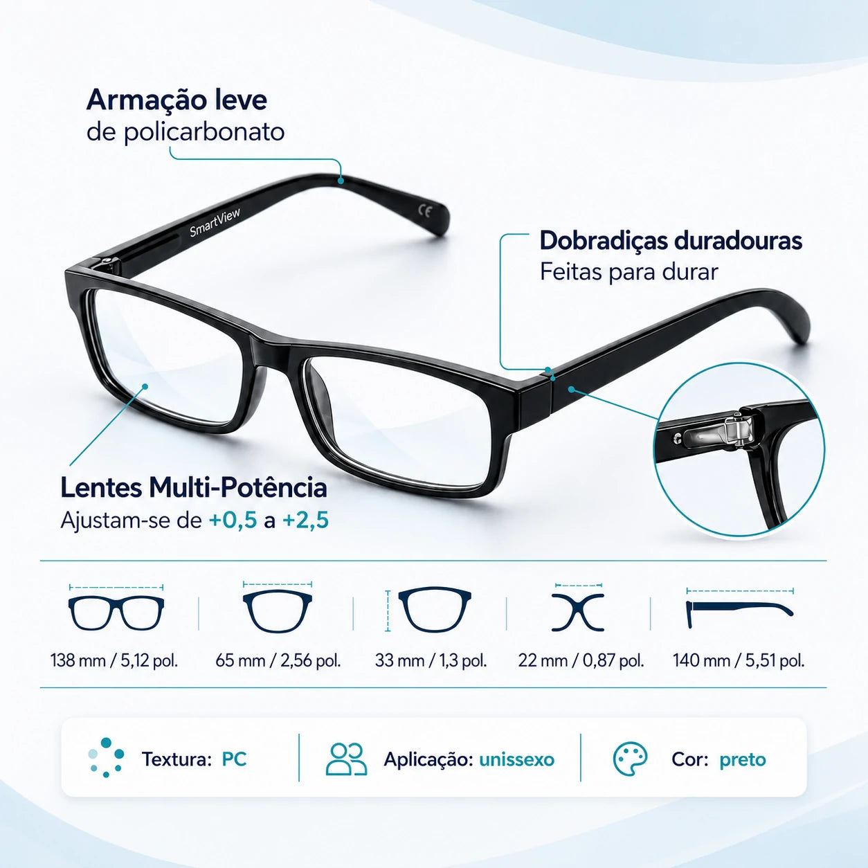 SmartView Lentes Inteligentes, leve 2 pagando 1
