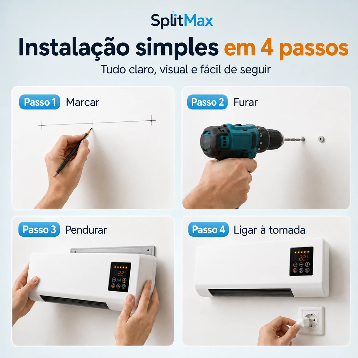 SplitMax - Mini Ar Condicionado para o Verão