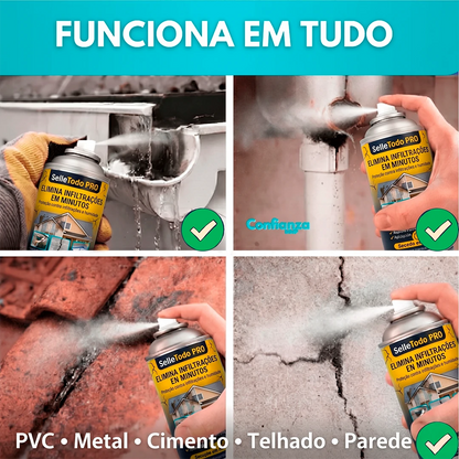 Spray SelleTodo – solução rápida e eficaz contra goteiras e fissuras
