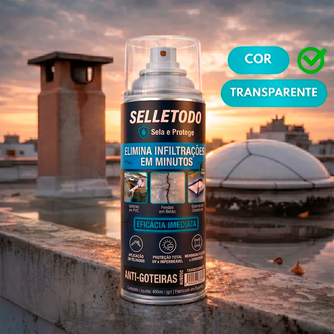 Spray SelleTodo – resolução rápida para infiltrações e rachaduras