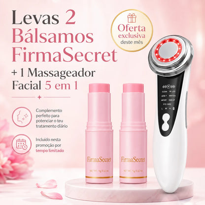 FirmaSecret 5 em 1: Restaura o Brilho e a Firmeza da Tua Pele a Cada Dia